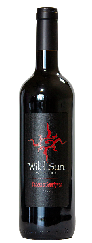 Bottle of Cab Sav wine