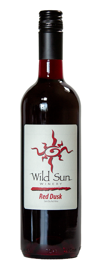 Bottle of Red Dusk Wine