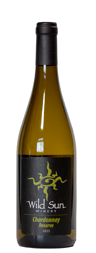 Bottle of Chardonney Reserve  wine