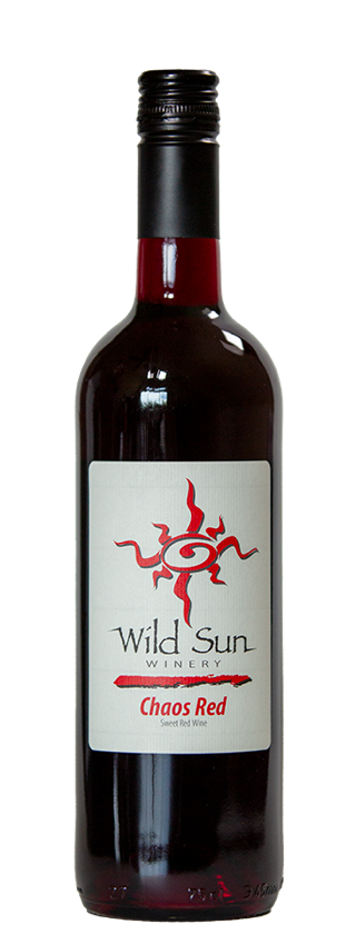 Bottle of Chaos Red Wine